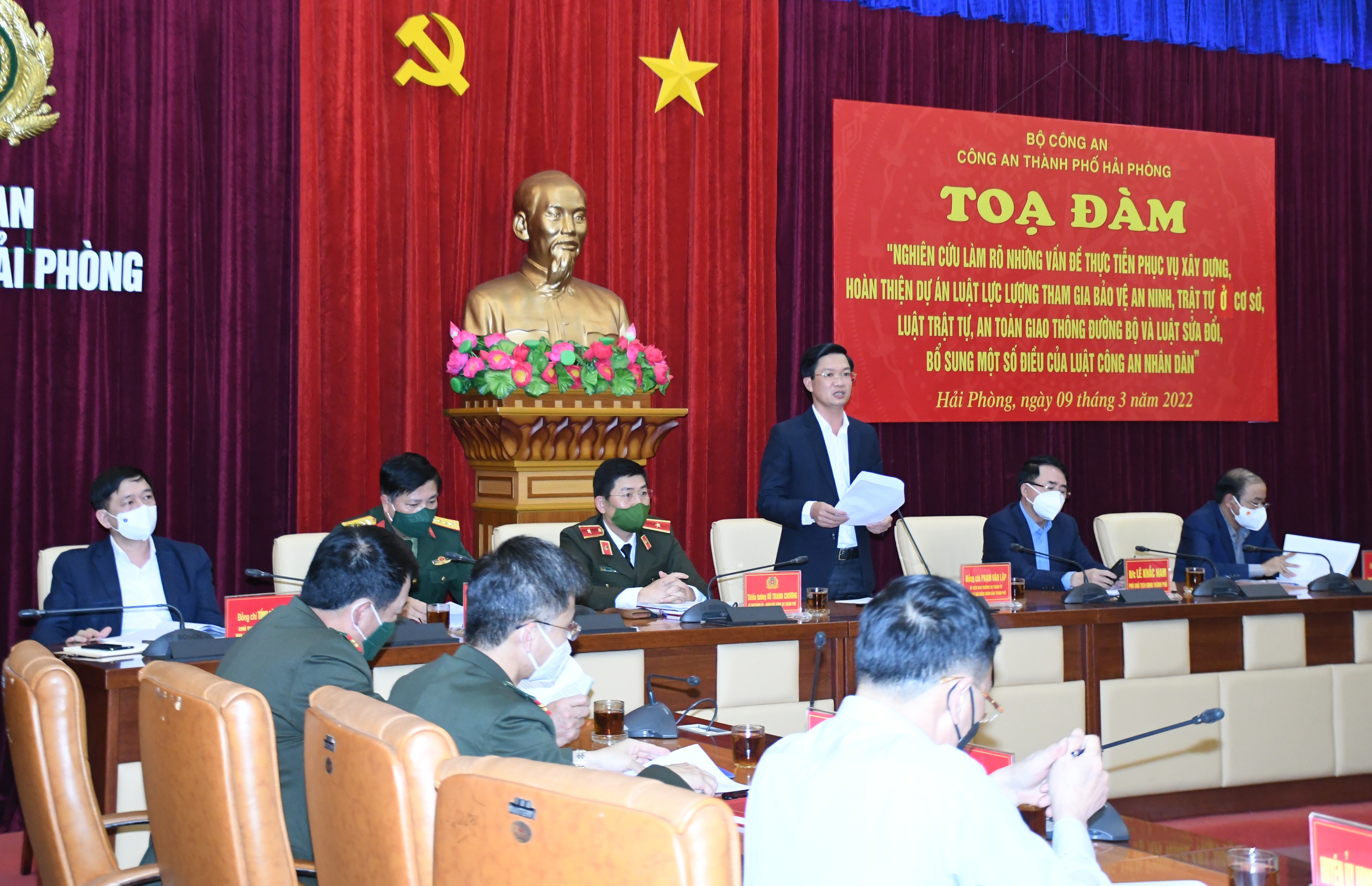 Toạ đàm xây dựng, hoàn thiện các dự án luật do Bộ Công an xây dựng